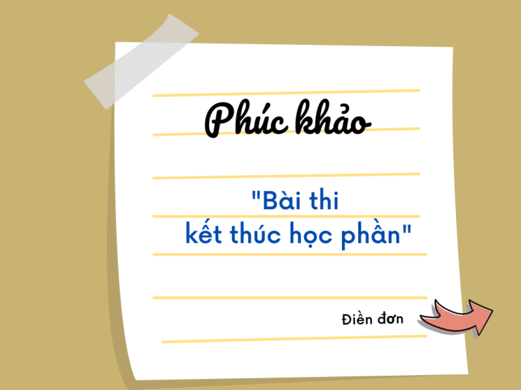 Quy trình phúc khảo bài thi
